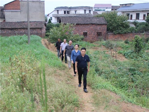 明博网页版登录界面党委书记张格林到攸县桃水镇小集村指导开展扶贫工作